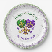 Mardi Gras Pappteller (Vorderseite)