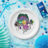 Mardi Gras Pappteller (Party)