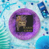 Mardi Gras Pappteller (Party)