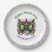 Mardi Gras Pappteller (Vorderseite)