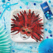 Mardi Gras Pappteller (Party)