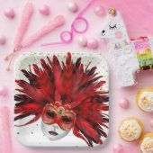 Mardi Gras Pappteller (Party)