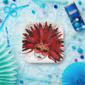 Mardi Gras Pappteller (Party)