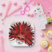 Mardi Gras Pappteller (Party)
