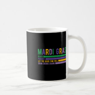 Mardi Gras Paradase Karneval Fat Dienstag Louisian Kaffeetasse