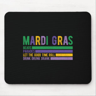 Mardi Gras Paradase Karneval Fat Dienstag Louisian Mousepad