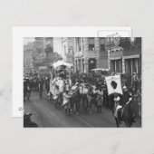 Mardi Gras Parade, 1906 Postkarte (Vorne/Hinten)
