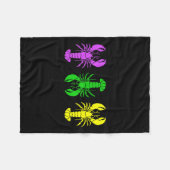 Mardi Gras Parade Fleecedecke (Vorderseite (Horizontal))