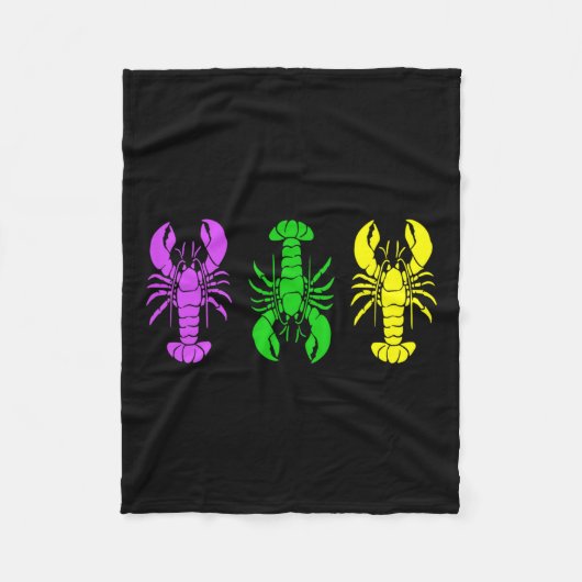 Mardi Gras Parade Fleecedecke (Vorderseite)