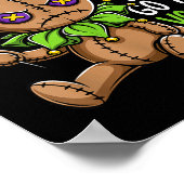 Mardi Gras Parade Stitch Voodoo Doll Jester Spooky Poster (Ecke)