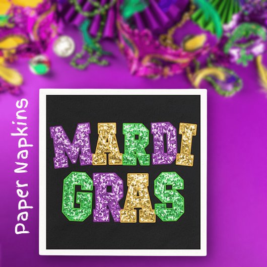 Mardi Gras Partp Paper Napkin Serviette