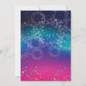 Mardi Gras Party Einladung (Rückseite)