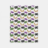 Mardi Gras Party Frische Pasta machen Fleecedecke (Vorderseite)