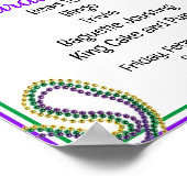 Mardi Gras Party für Ausbilder Poster (Ecke)