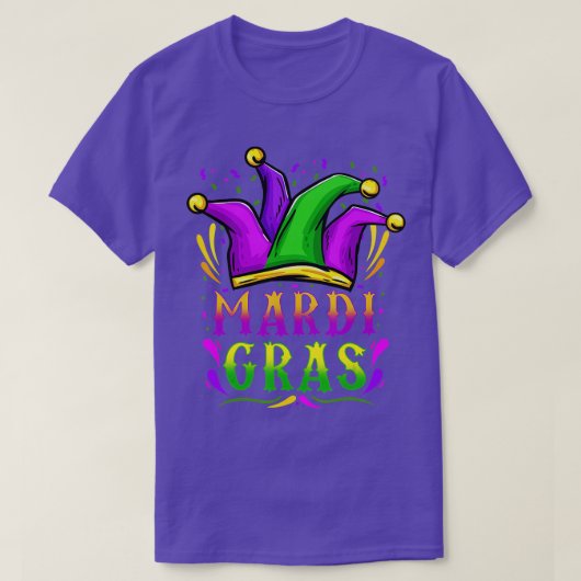 Mardi Gras Party Hat-Geschenk T-Shirt (Design vorne)