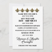 Mardi Gras - Party Invitation Einladung (Rückseite)