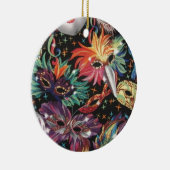 Mardi Gras Party Keramik Ornament (Rechts)