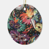 Mardi Gras Party Keramik Ornament (Links)