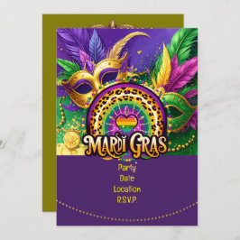 Mardi Gras Party – Let the Good Times Roll Einladung