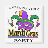 Mardi Gras Party Magnet (Vorne)