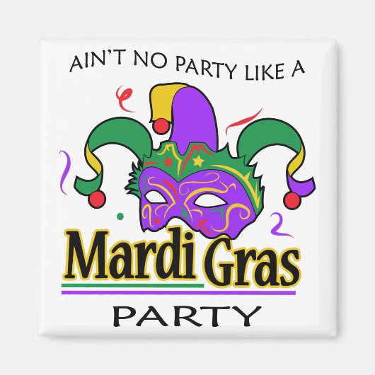 Mardi Gras Party Magnet (Vorne)