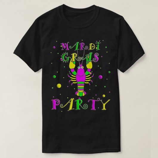 Mardi Gras Party Mardi Gras Niedlich T-Shirt (Design vorne)