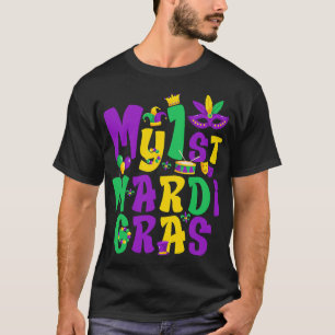 Mardi Gras Party mein erstes Mardi Gras Outfit für T-Shirt