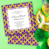 Mardi Gras Party New Orleans Lilie Einladung