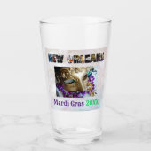 Mardi Gras Party New Orleans Nola Beer Pint Glas (Vorderseite)