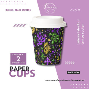 Mardi Gras Party Papiertasse Pappbecher