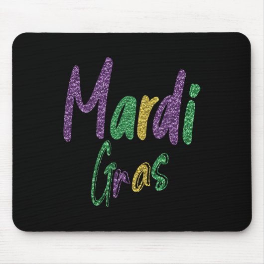 Mardi Gras Party Shirt Mousepad (Vorne)
