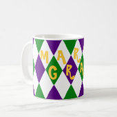 Mardi Gras Party Tasse (Vorderseite Links)