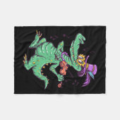 Mardi Gras Party Time 1 Fleecedecke (Vorderseite (Horizontal))