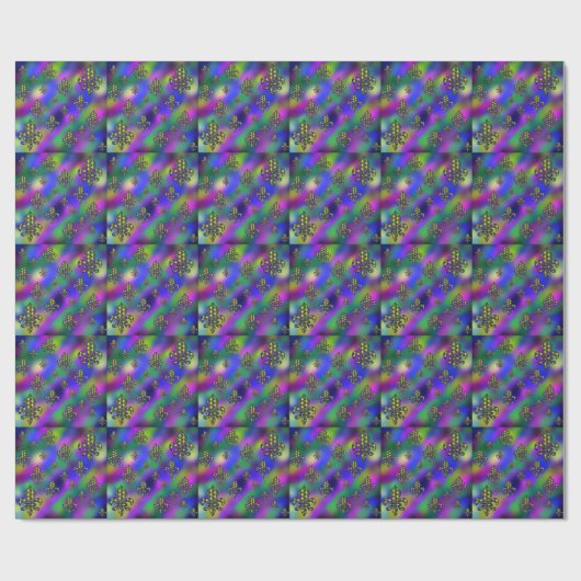 Mardi Gras Pattern Geschenkpapier (Flach)