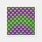 Mardi Gras Pattern mardi-gras Serviette (Vorderseite)