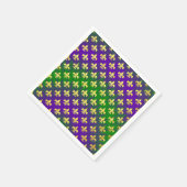 Mardi Gras Pattern mardi-gras Serviette (Ecke)