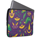 Mardi Gras Pattern Masquerade Laptopschutzhülle (Vorne Rechts)