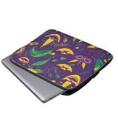 Mardi Gras Pattern Masquerade Laptopschutzhülle (Vorne Knopf)