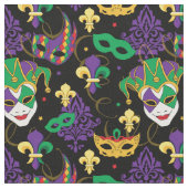 Mardi Gras Pattern Stoff (Nahaufnahme)