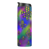 Mardi Gras Pattern Thermosbecher (Nach rechts gedreht)