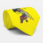 Mardi Gras pelican Krawatte (Gerollt)
