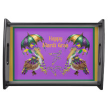 Mardi Gras Pelikan Festliche Party
