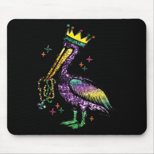 Mardi Gras Pelikan Louisiana Für Männer Frauen  Mousepad