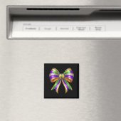 Mardi Gras Perlen Coquette Bogen Design Magnet (In Situ (Geschirrspüler))