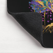 Mardi Gras-Perlenbaum-Karneval New Orleans 2025 Fr Mousepad (Ecke)