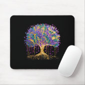Mardi Gras-Perlenbaum-Karneval New Orleans 2025 Fr Mousepad (Mit Mouse)