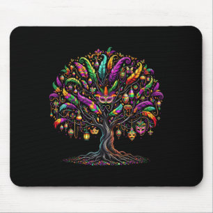 Mardi Gras-Perlenbaum-Karneval New Orleans 2026 Mä Mousepad