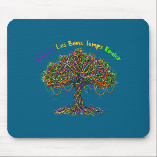 Mardi Gras-Perlenbaum-Karneval New Orleans 2026 Mä Mousepad