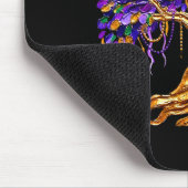 Mardi Gras-Perlenbaum-Karneval New Orleans Frauen  Mousepad (Ecke)