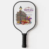 Mardi Gras Pickleball Schläger (Rückseite)